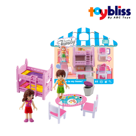 Toybliss - Sweet Family Furniture Set (7855D), Ages 3+ (Damage Box)