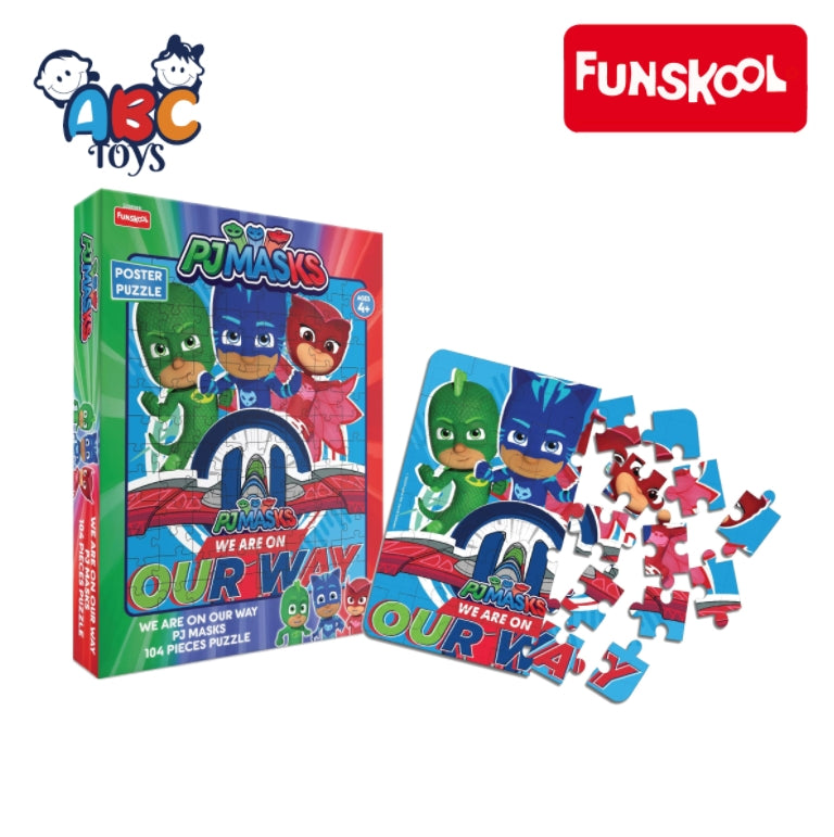 Funskool 9435900 Pj Masks On Our Way 104 Pcs Puzzle, Ages 4+