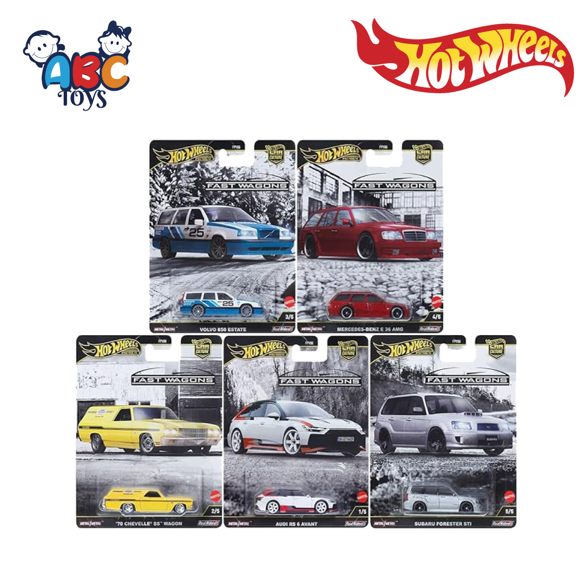 Hot Wheels FPY86 Car Culture Hammer Drop Model Cars, Ages 3+