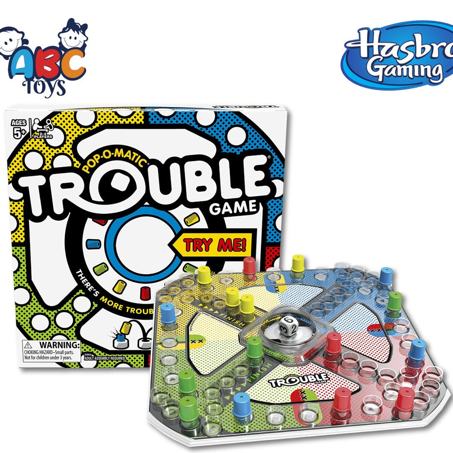 HASBRO A5064 Games Trouble, Age 5+ (Damage Box)