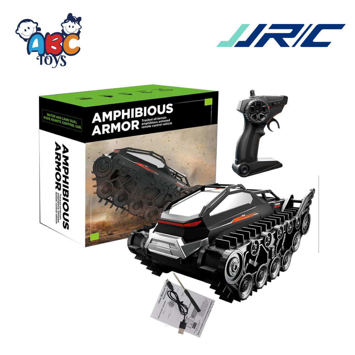 JJRC GB1058 Amphibious RC Tank, Ages 8+