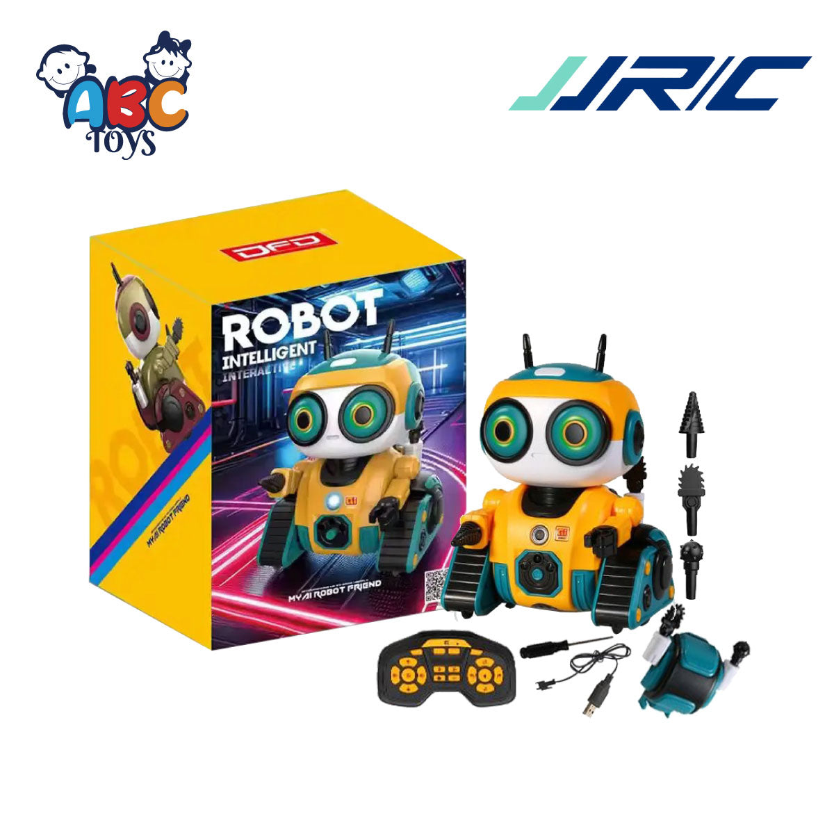 JJRC GB3012B AI Interactive RC Robot, Ages 8+