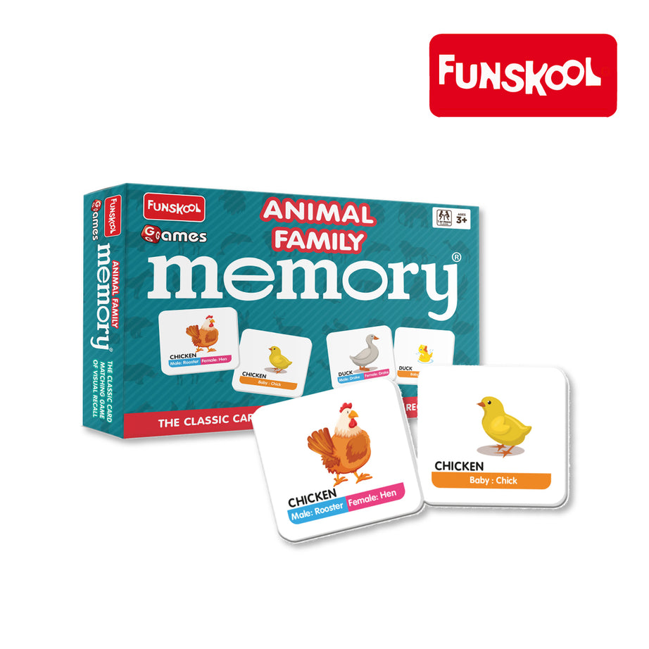 Funskool Memory Animal Family (Damage Box)