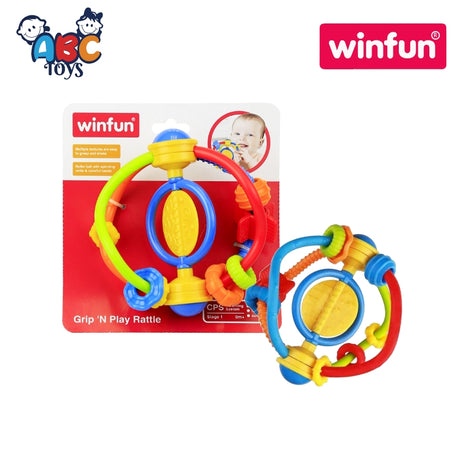 Winfun Grip N Play Rattle 0M+ (Damage Box)