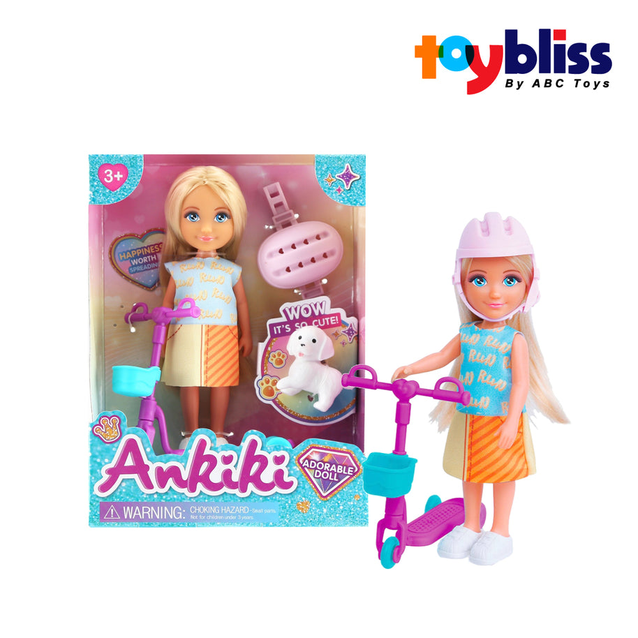 Toybliss Ankiki Happy Time Adorable Doll (606025), Ages 3+