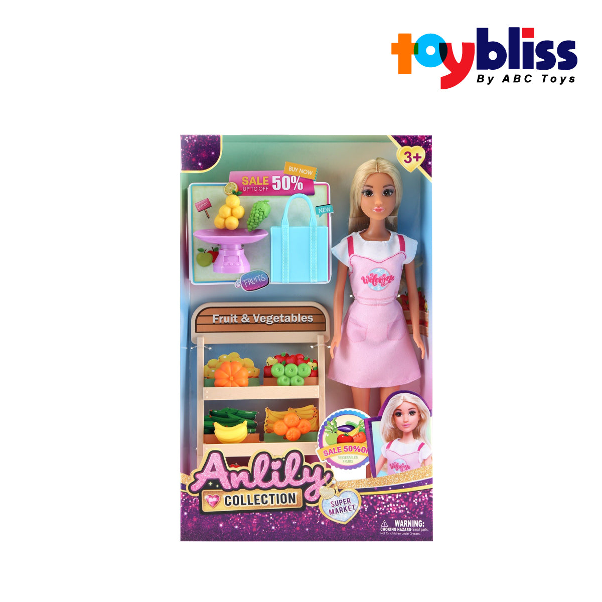 Toybliss Anlily Fruit Shop Super Market (616969), Ages 3+