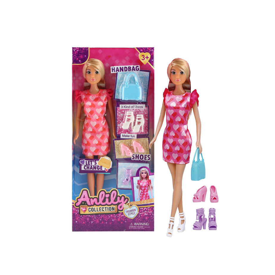Toybliss Anlily Let's Change Fashion Style Doll (616028), Ages 3+