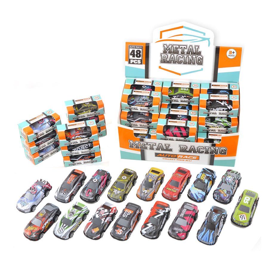 Toybliss Auto Race Metal Small 12pcs Car Set (XL2348), Ages 3+