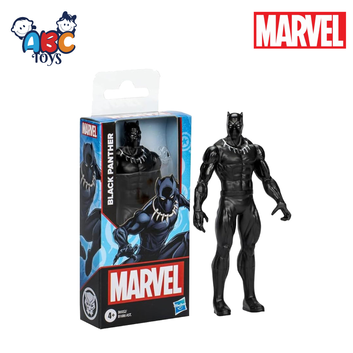 HASBRO B6932 Marvel Avengers Action Figures Black Panther 6inch, Age 4+