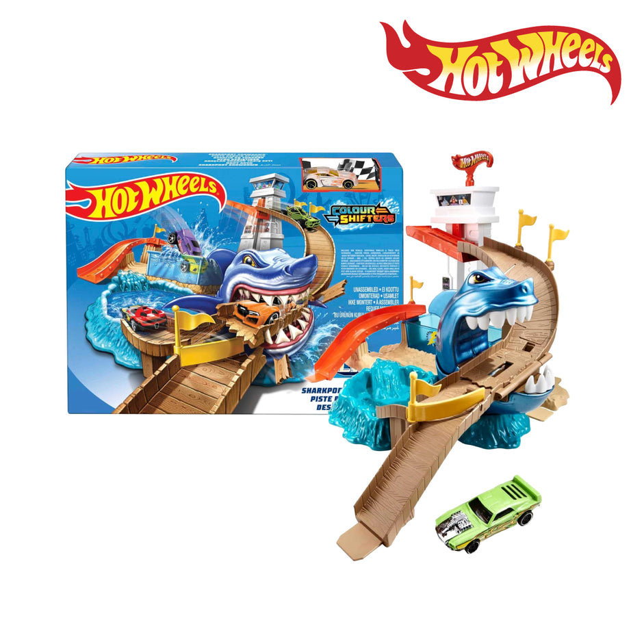 Hot Wheels BGK04 Color Shifters Sharkport Showdown (Damage Box)