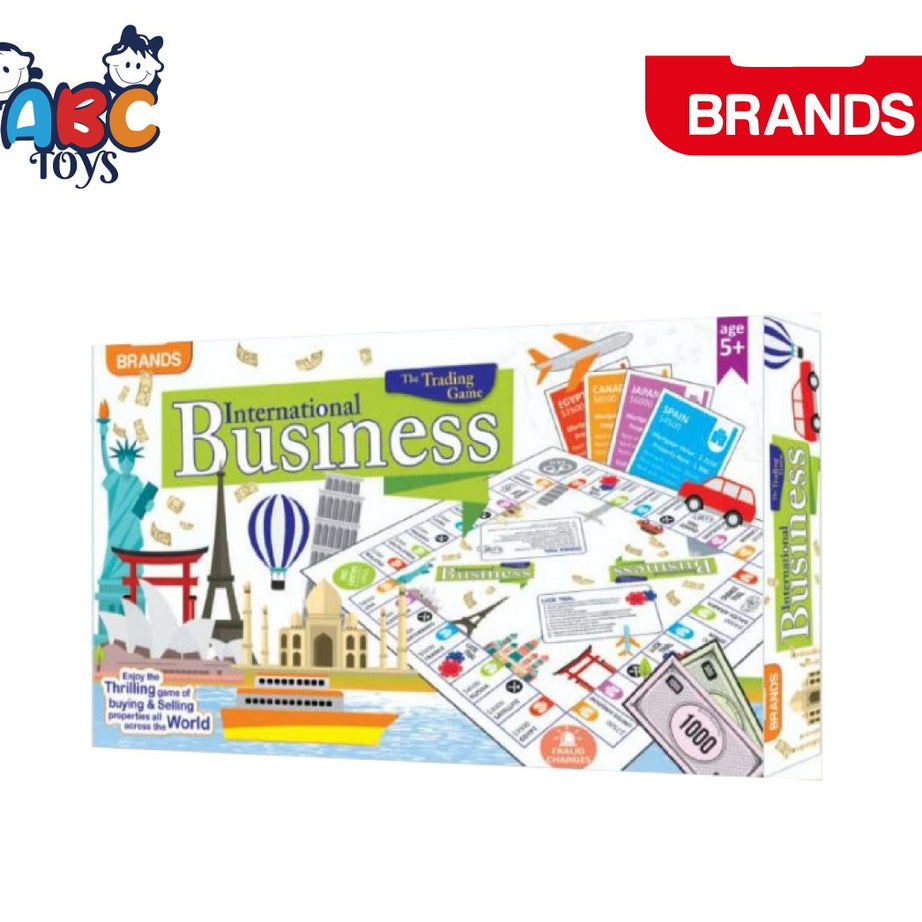 Play Craft International Business Board Game, Ages 5+ (Damage Box)