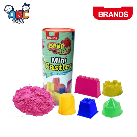 BRANDS Sand Art Mini Castles, Ages 3+ (Damage Box)