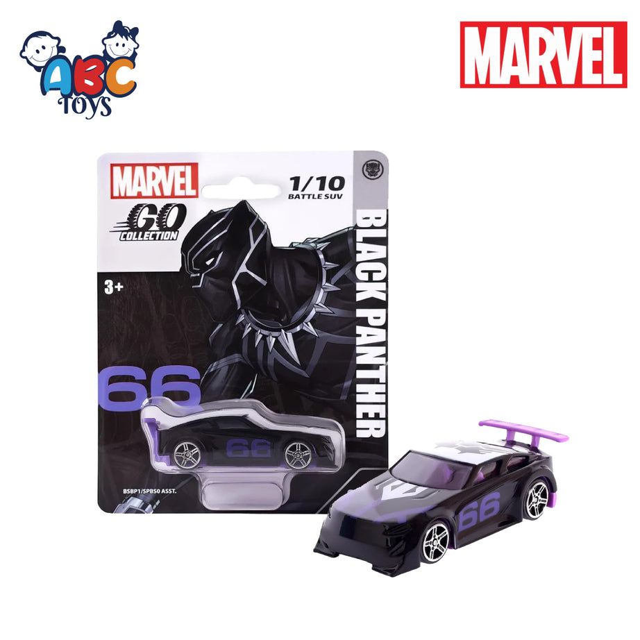 HASBRO SPBSE0001 (BSBP1) Marvel Avengers Knight Speed Battle SUV Go Collection Black Panther, Age 3+