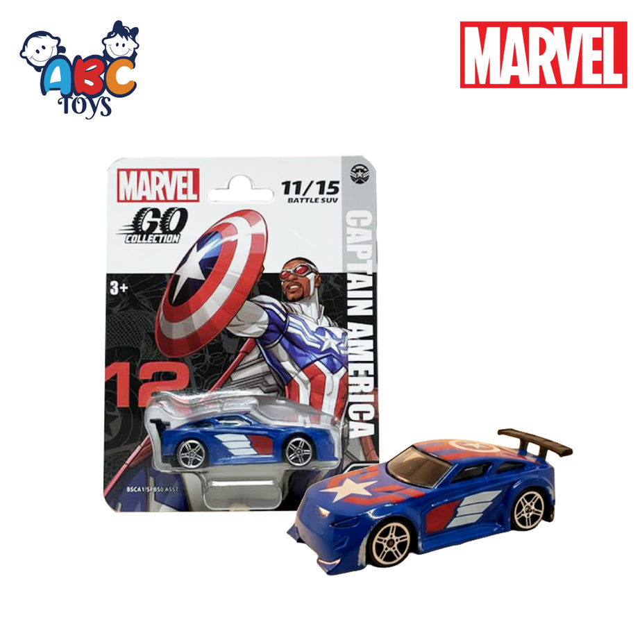HASBRO SPBS00004 (BSCA1) Marvel Avengers Battle SUV Go Collection Captain America, Age 3+