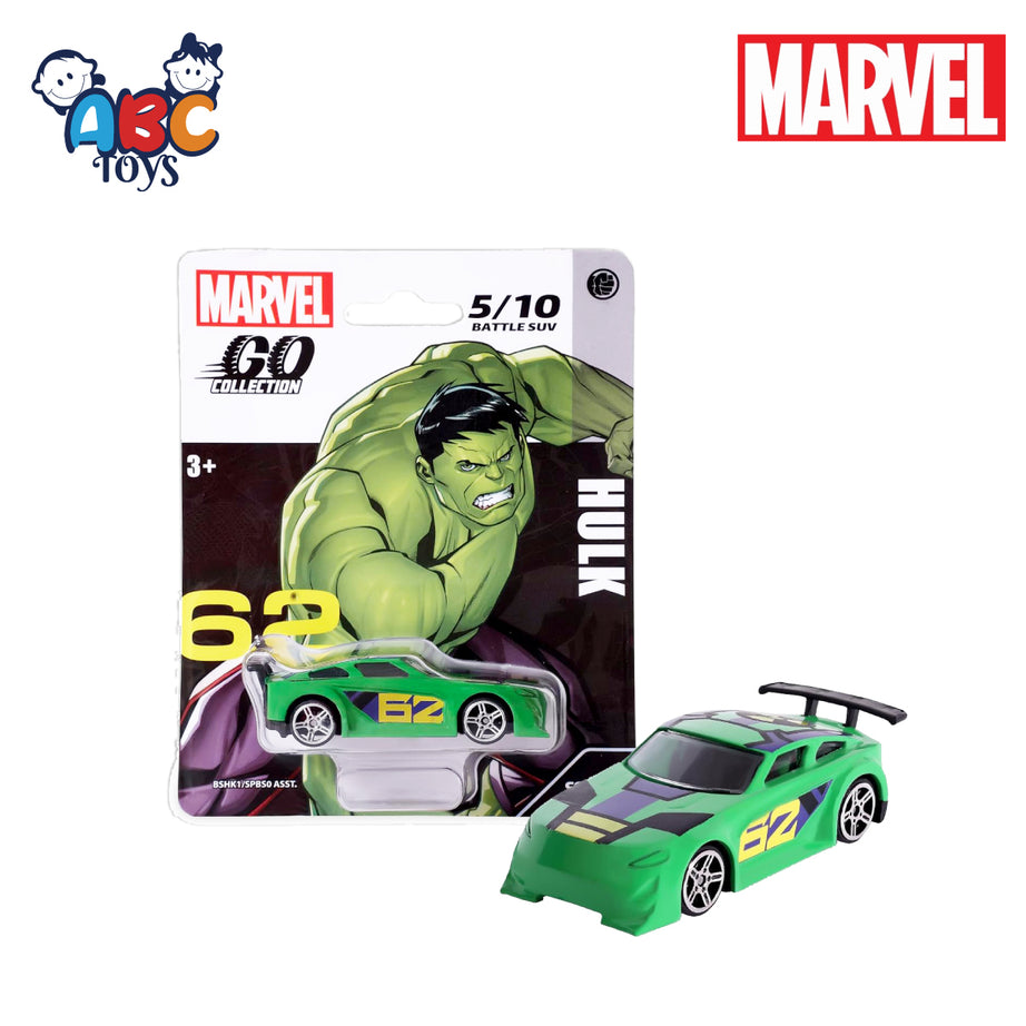HASBRO SPBS00004 (BSHK1) Marvel Avengers Battle SUV Go Collection Hulk, Age 3+