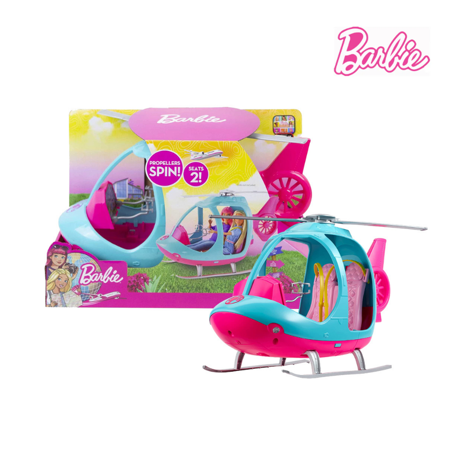 Barbie FWY29 Travel Helicopter (Damaged Box)