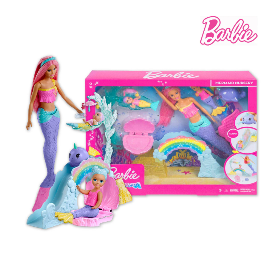 Barbie FXT25 Dreamtopia Mermaid Nursery Playset (Damaged Box)