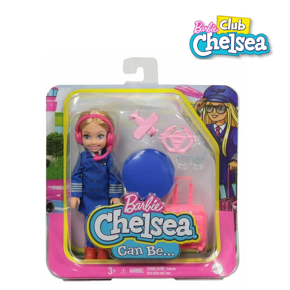 Barbie GTN90 Chelsea Pilot Doll PlaySet (Damaged Box)