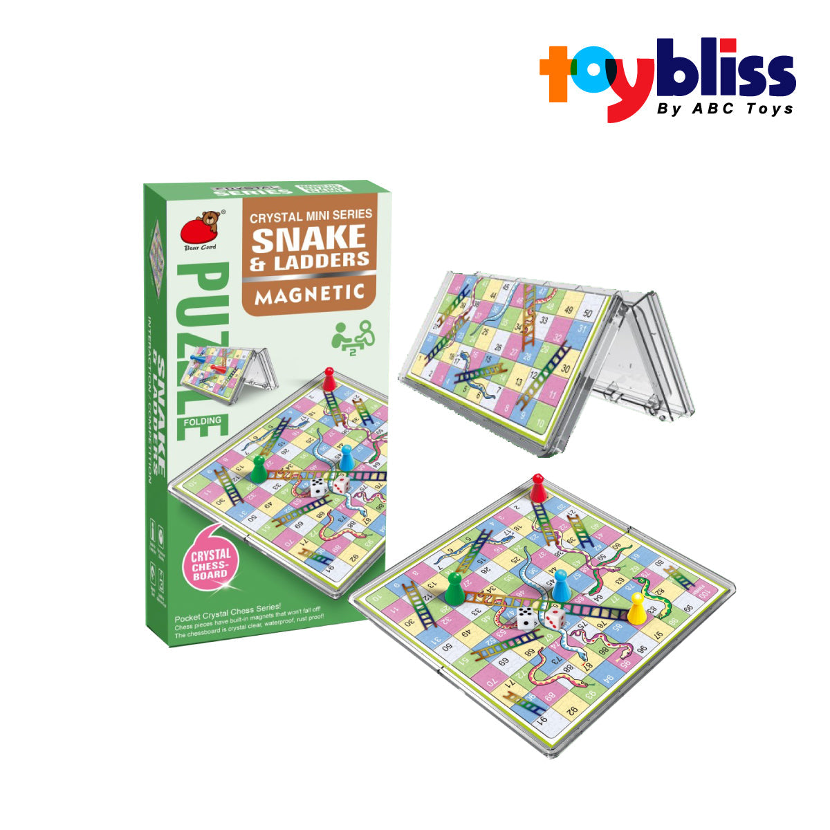 Toybliss - Bear Card Magnetic Snake & Ladders mini (1002), Age 3+ – ABC ...