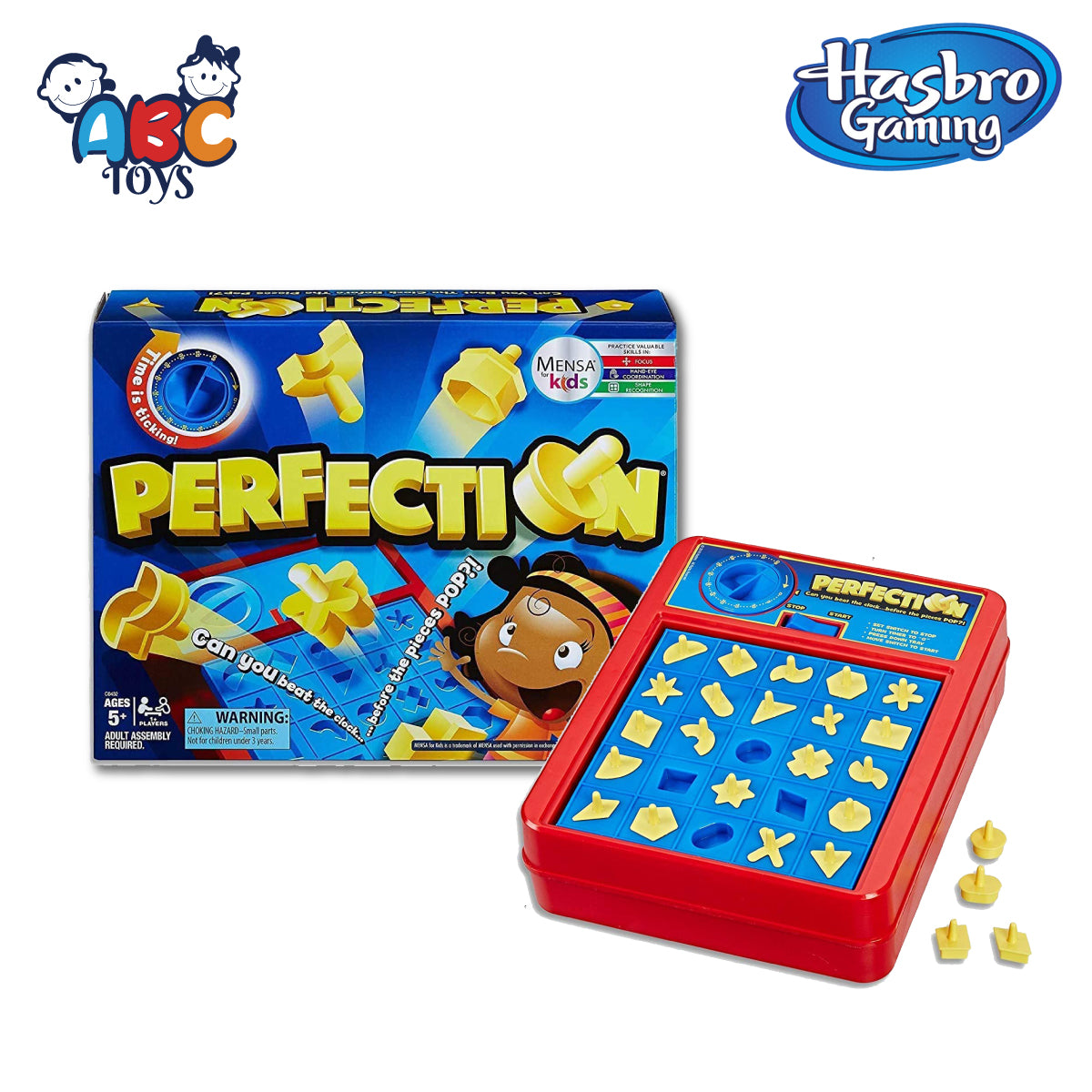 HASBRO C0432 Games Perfection, Age 5+ (Damage Box)