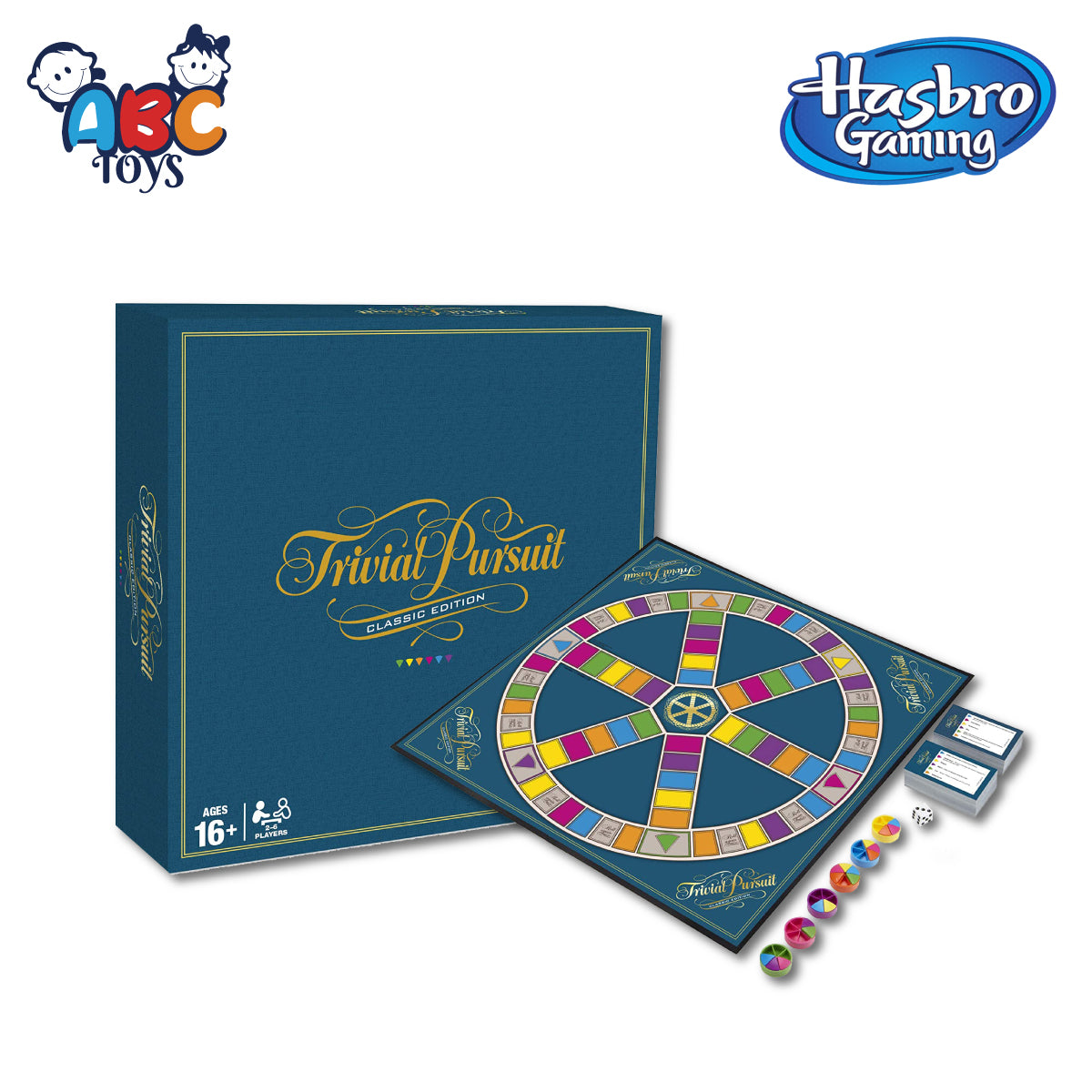 HASBRO C1940 Games Trivial Pursuit, Age 16+ (Damage Box)