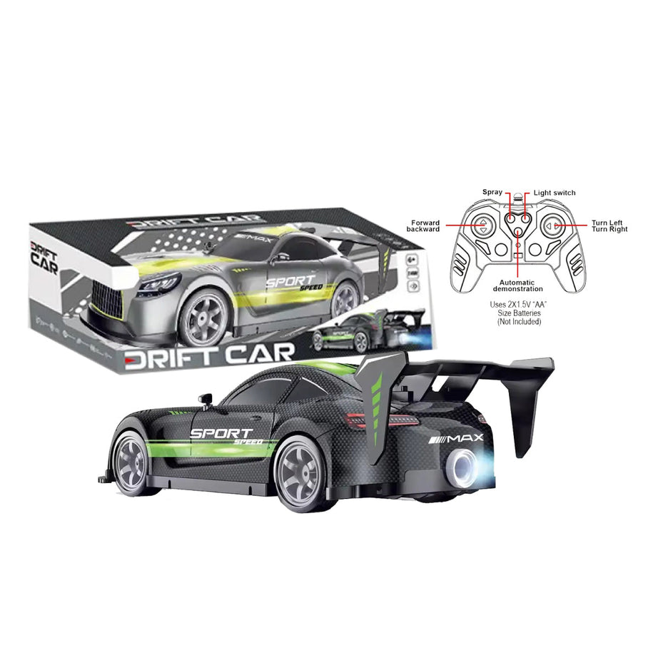 Toybliss R/C Drift Car with Lights & Sounds (CQ-648), Ages 6+