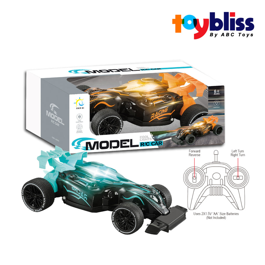 Toybliss Chen Qi Model Cool Lights RC Car with Sounds (CQ-630), Ages 6+