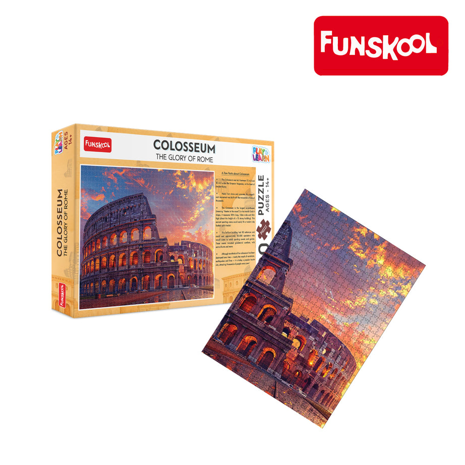Funskool Colosseum The Glory of Rome Puzzle Game, Ages 7+ (Damaged Box)