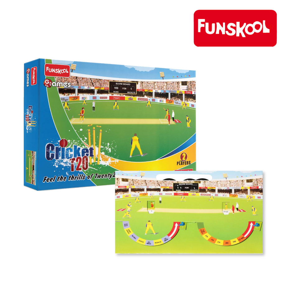 Funskool Cricket T20 Board Game, Ages 8+