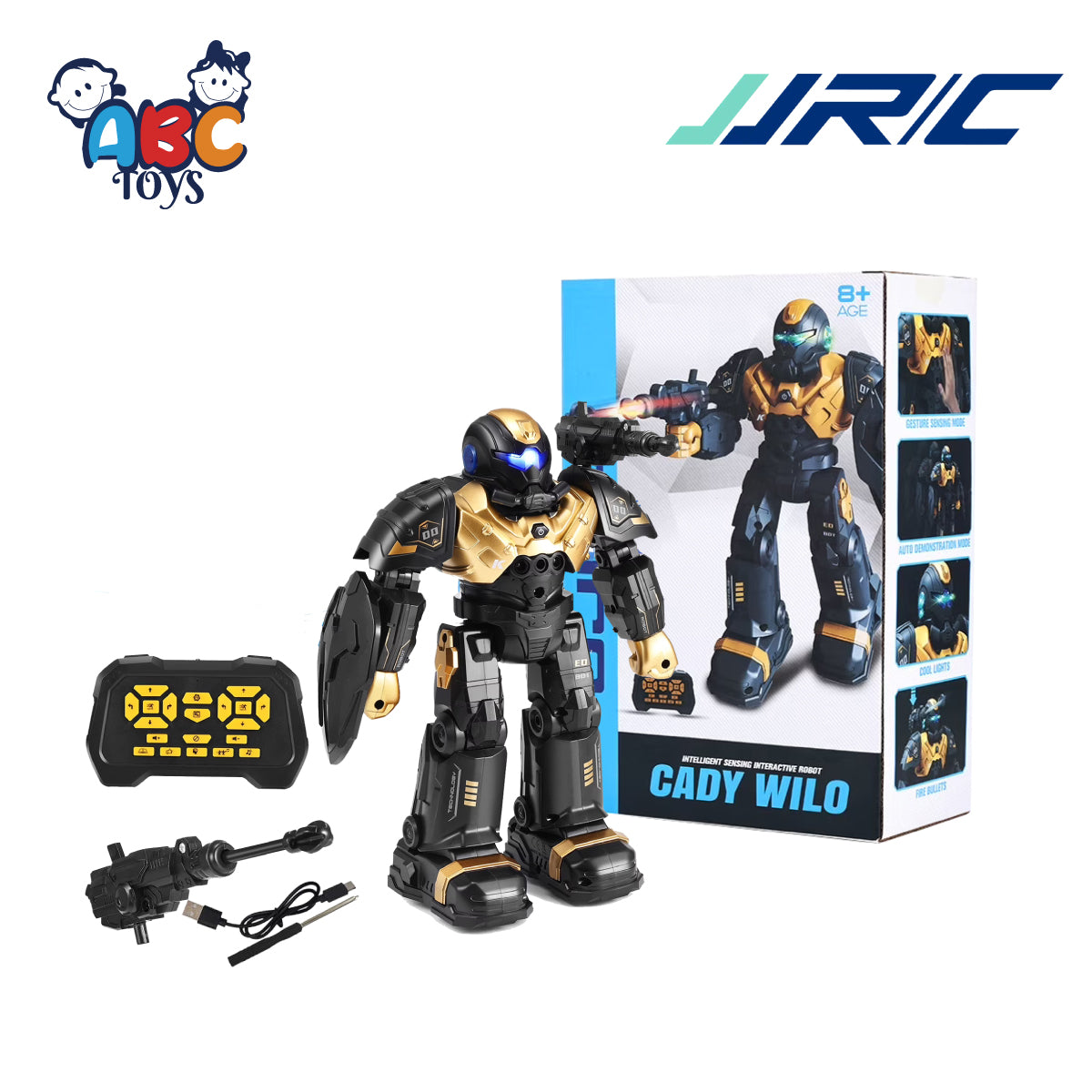 JJRC R20 Cady Wilo 2.4G RC Robot, Ages 8+