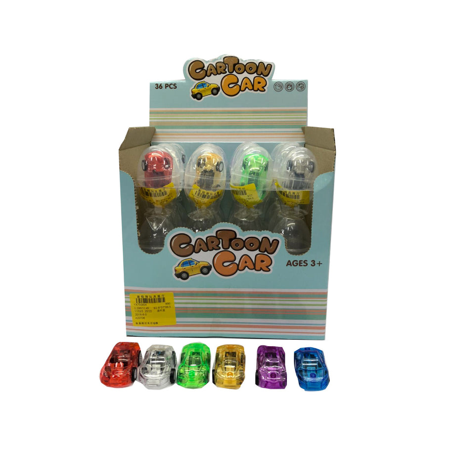 Toybliss Cartoon Mini Capsule Pull Back Car (977), Ages 3+