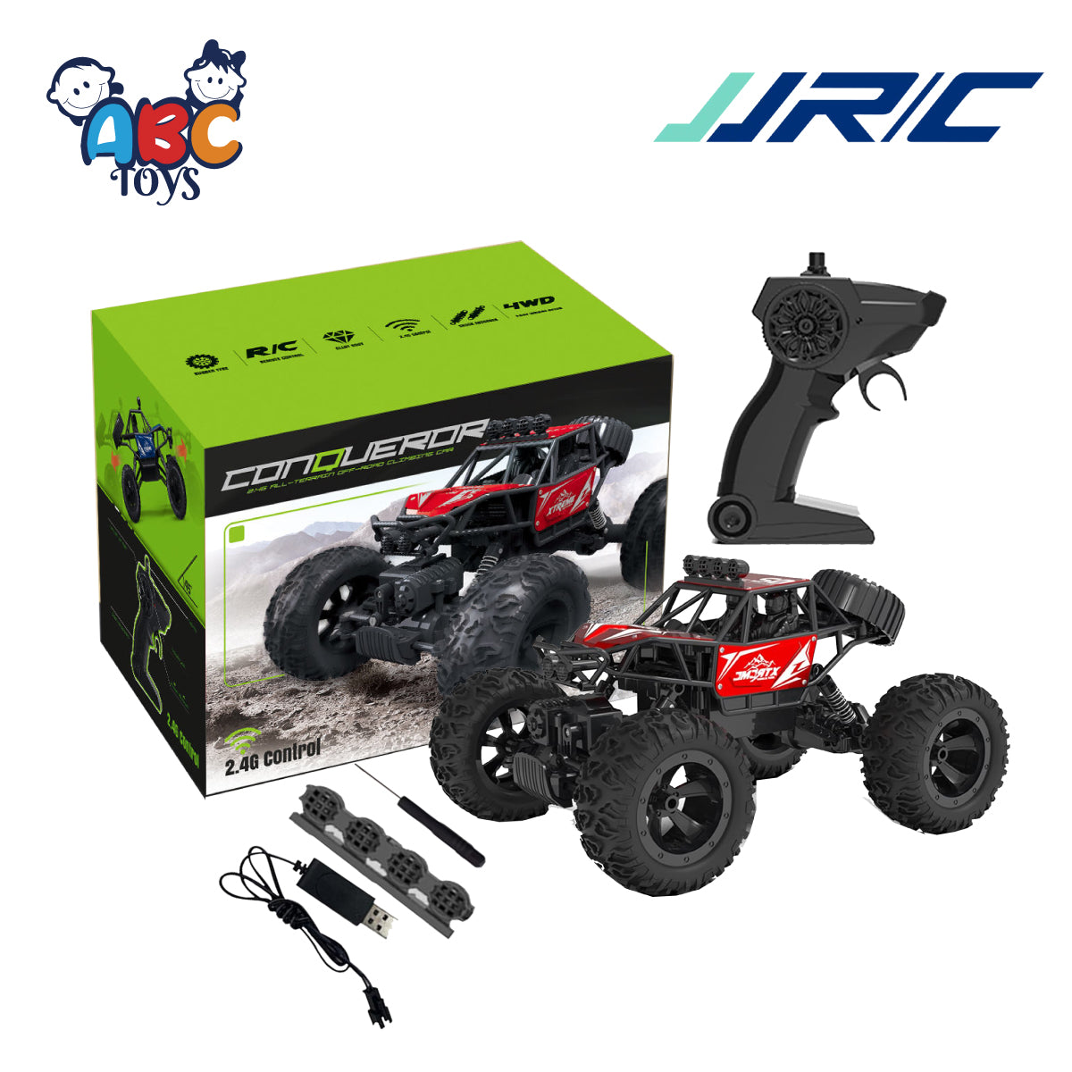 JJRC Q153 4WD Off-Road Car 2.4GHz Alloy Climbing Car, Ages 8+