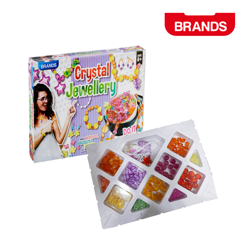 Brands Crystal Jewellery DIY Craft Kit, Ages 8+