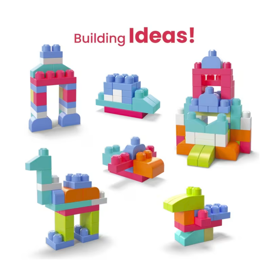 Mega Bloks DCH54 First Builders Big Building Bag - 60pcs