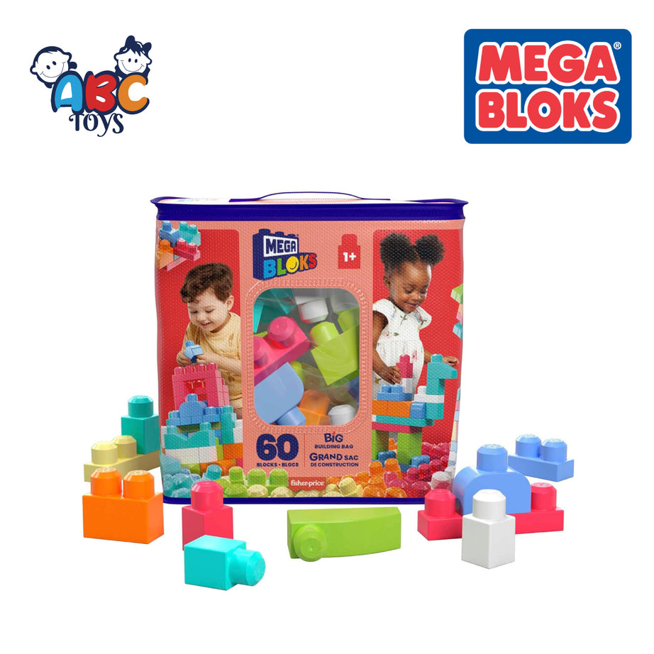 Mega Bloks DCH54 First Builders Big Building Bag - 60pcs