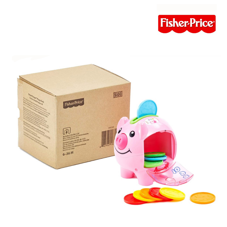 Fisher Price DGC34 L&L Smart Stages Piggy Bank, Ages 3+