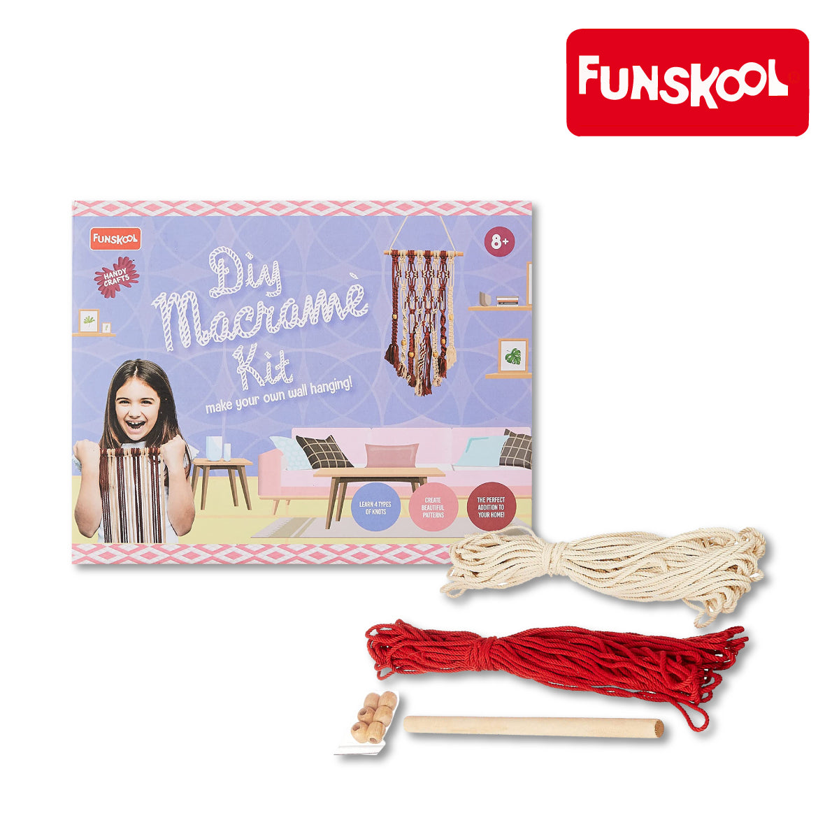 Funskool Diy Macrame Kit, Ages 8+ – ABC TOYS