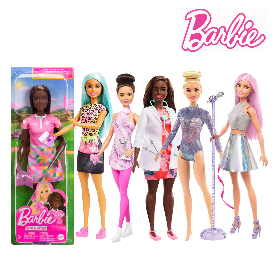 Barbie DVF50 Career Doll & Accessories with Wearing Professional Outfits, Ages 3+