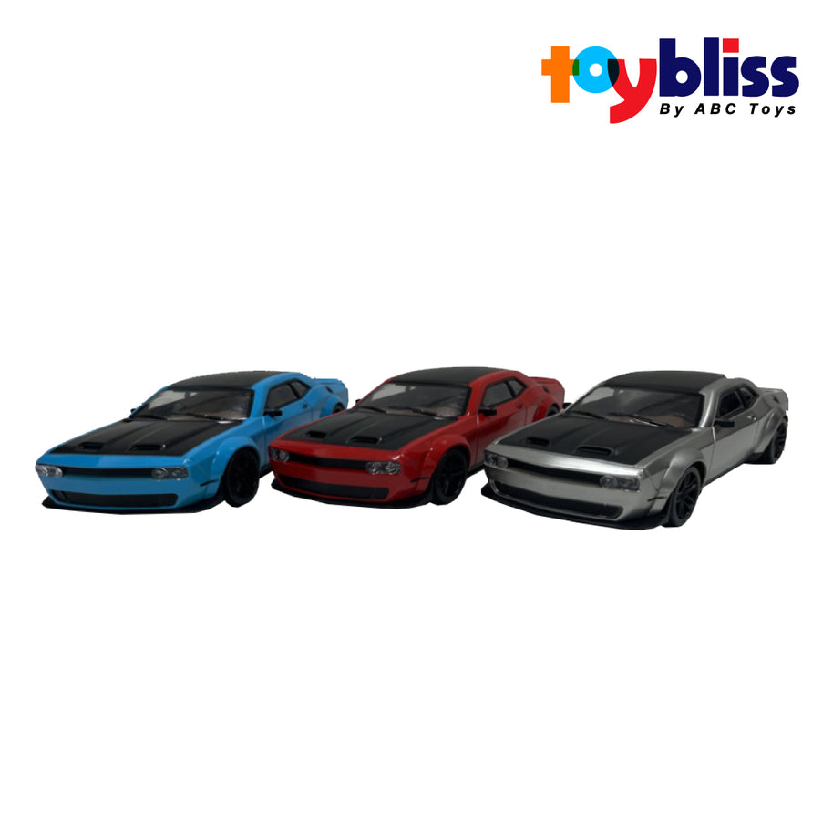 Toybliss Dodge Friction Car Assortment (2018), Ages 3+ (Damaged Box)