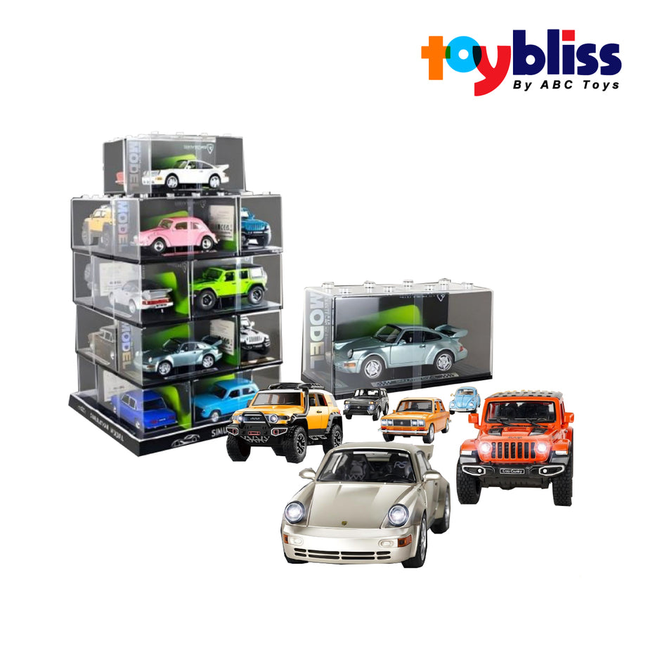 Toybliss Drive DIY Cast Car Asst (D700-10C), Ages 3+