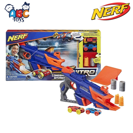 HASBRO E3824 Nerf Nitro Smash Shot Blaster Asst, Age 5+ (Damage Box)
