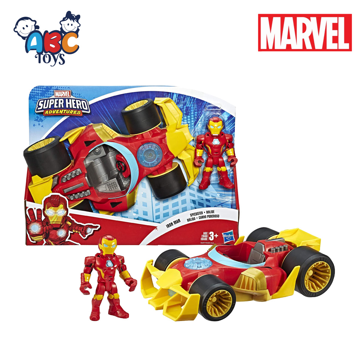 HASBRO E6257 MARVEL SHA IRON MAN, Age 3+ (Damage Box)