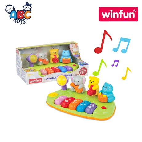 Winfun Jungle Band Piano B/O 12M+ (Damage Box)