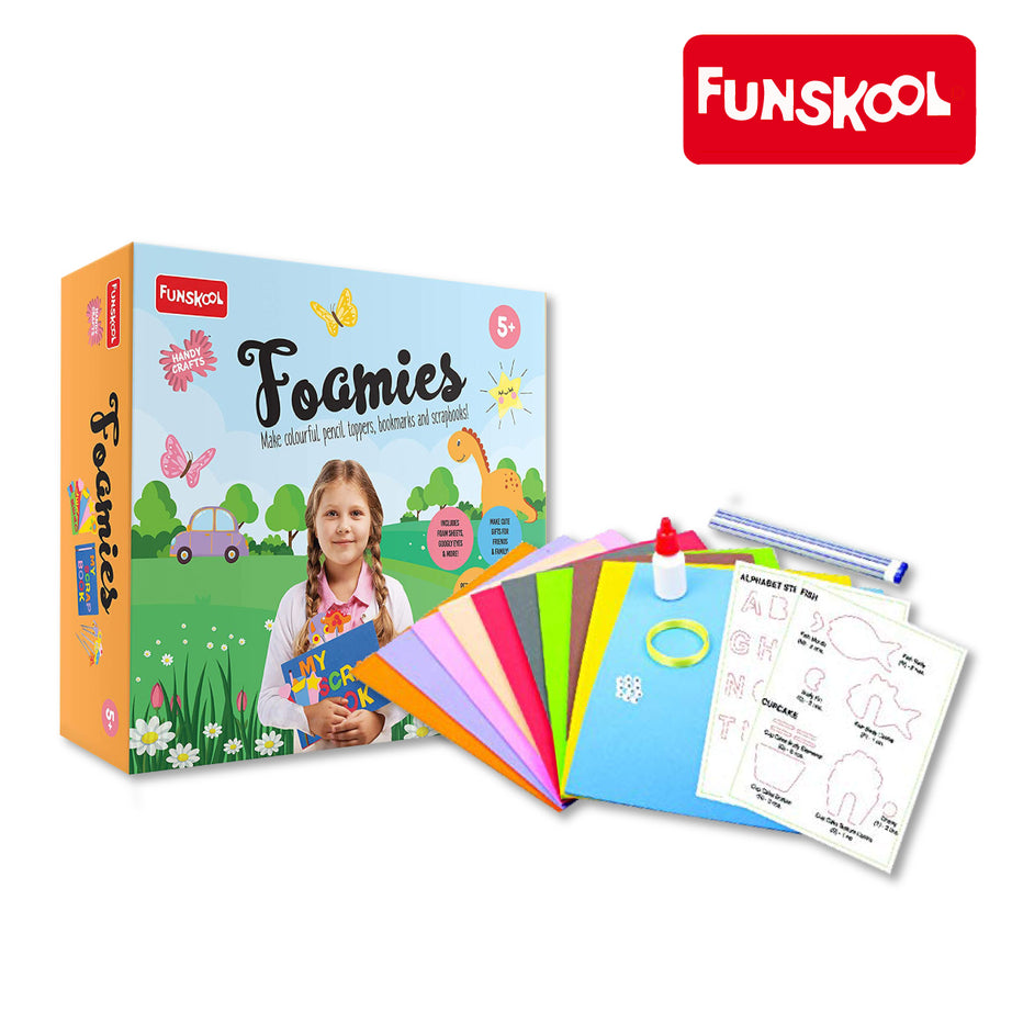Funskool Handicrafts Foamies, Ages 5+ (Damaged Box)