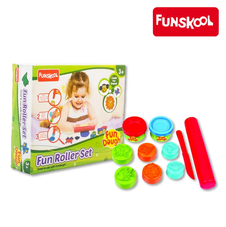 FUNSKOOL FUNDOUGH FUN ROLLER SET, Ages 3+