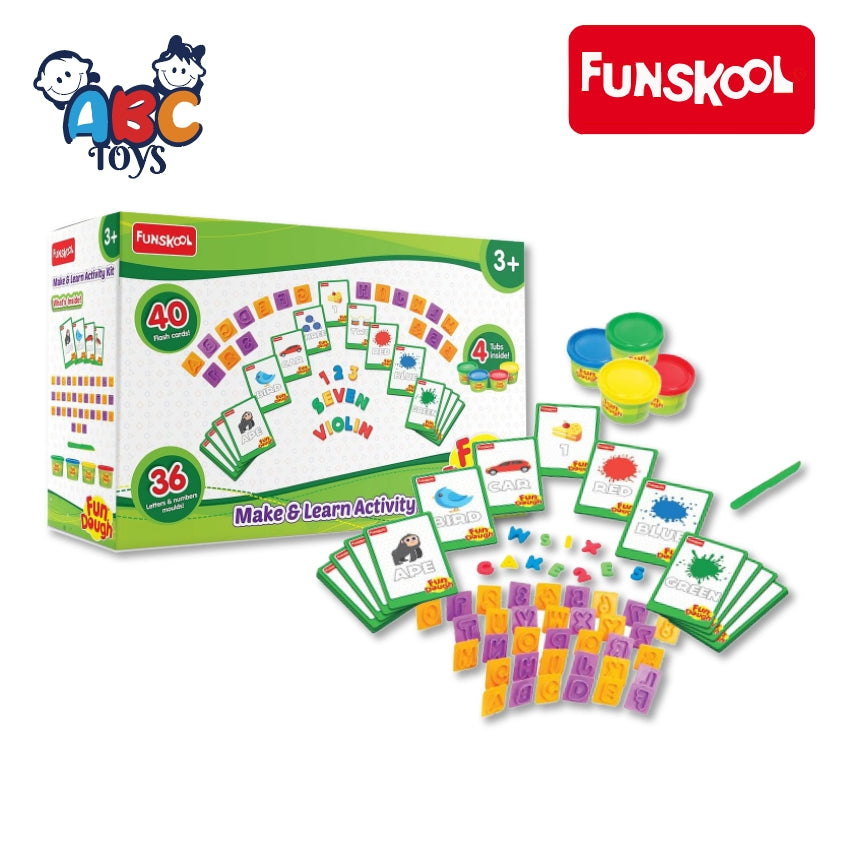 FUNSKOOL FUNDOUGH MAKE LEARN ACTIVITY KIT, Age 3+