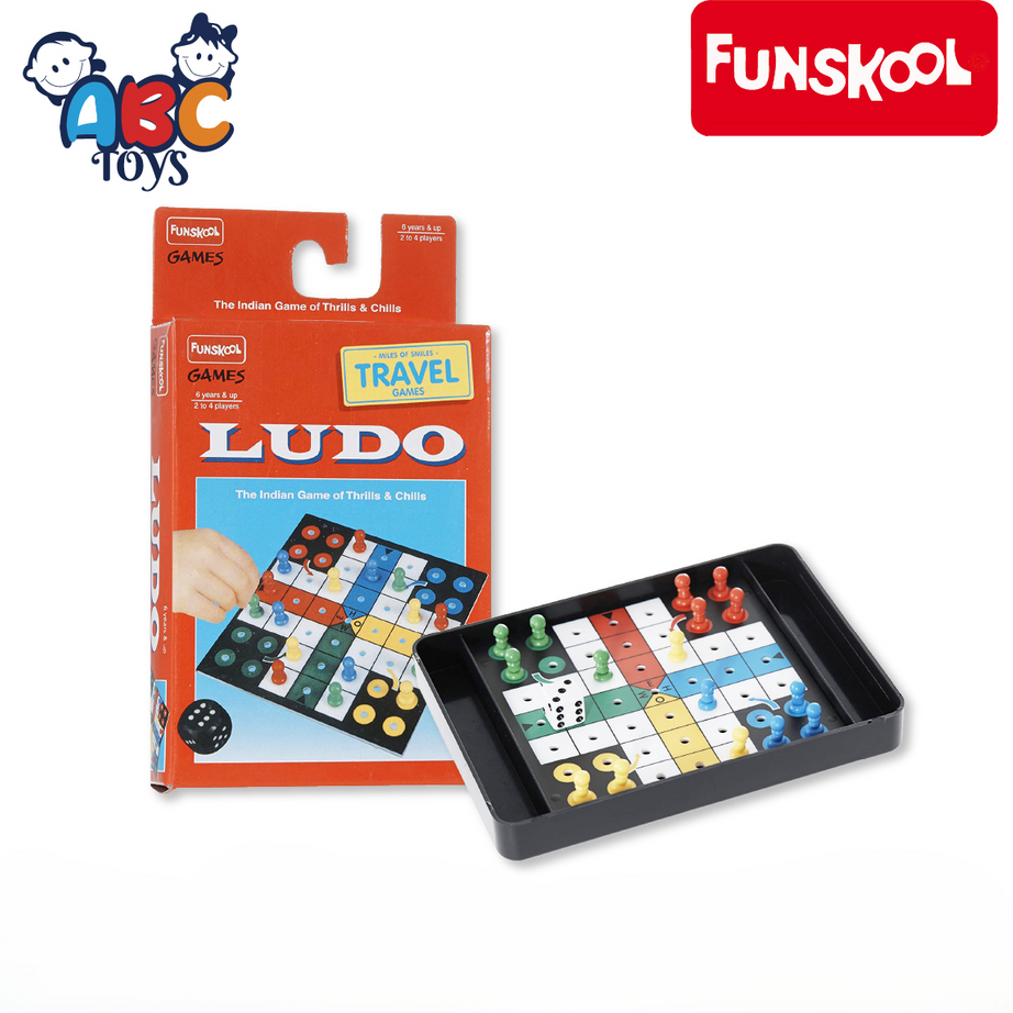 FUNSKOOL LUDO ON THE GO, Age 6+