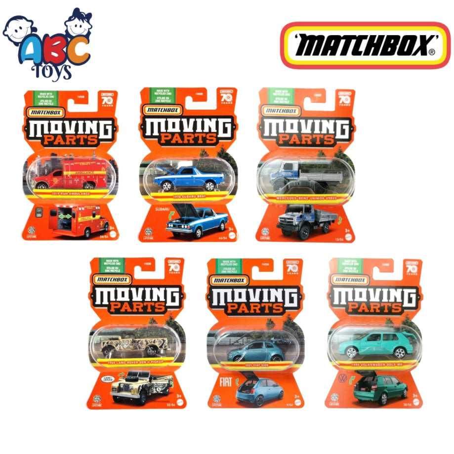Matchbox FWD28 Basic Moving Parts Cars Asst(Random 1Pcs),Age 3+