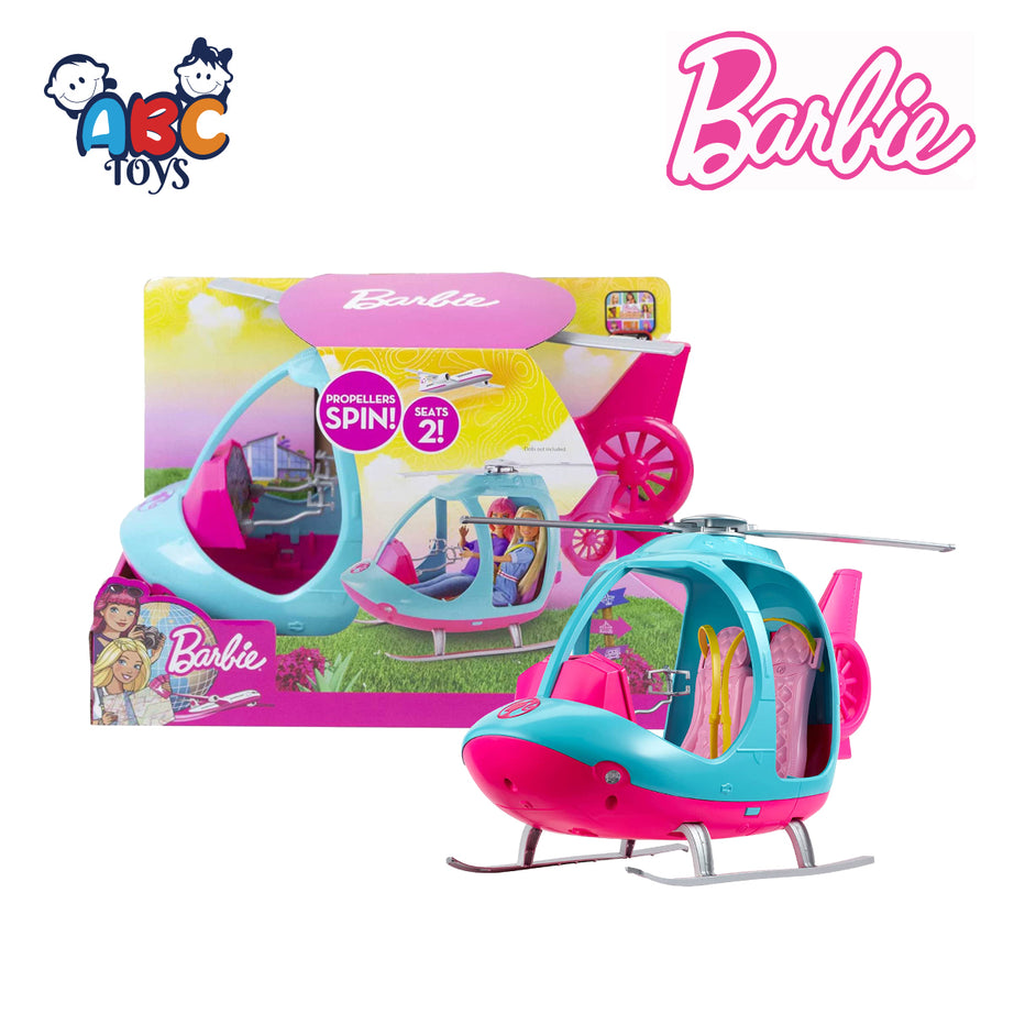 Barbie FWY29 Travel Helicopter (Damaged Box)