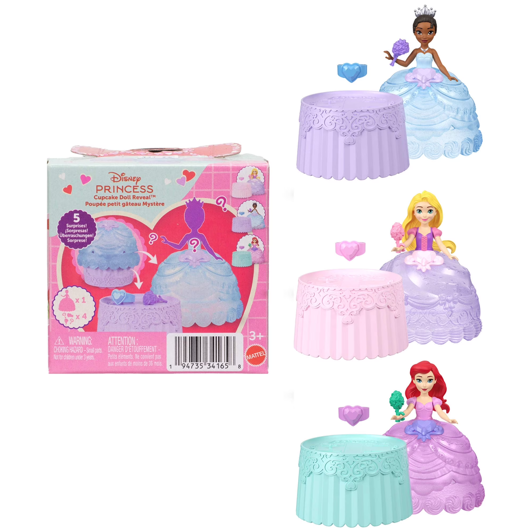Disney Cupcake Doll JFG78, Age 3+